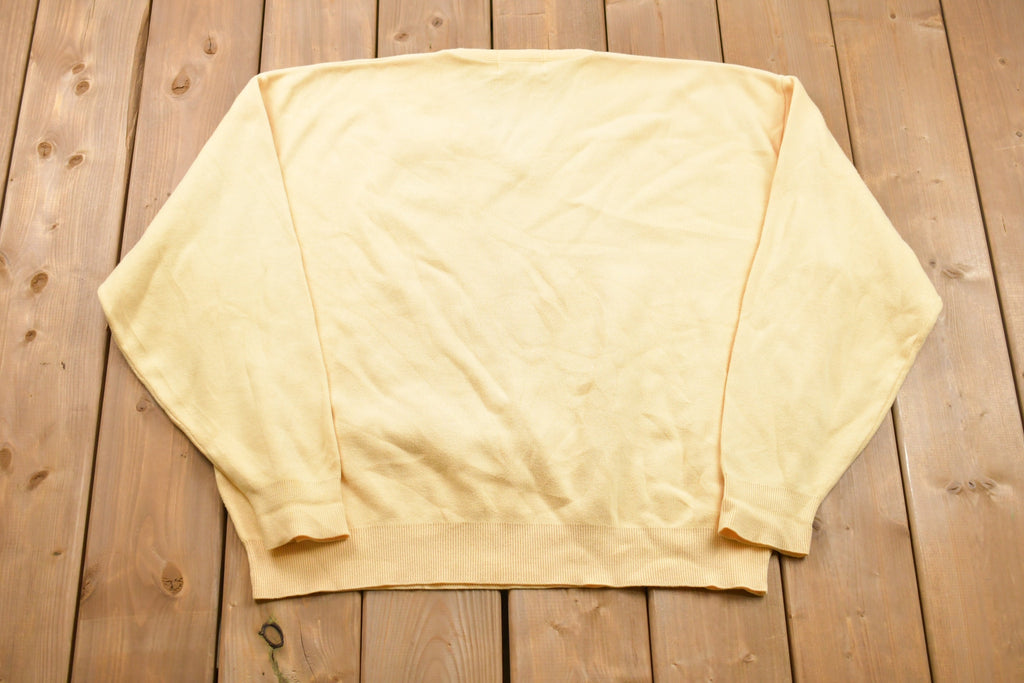 Vintage Knitted Pebble Beach Sweater