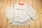 Vintage 1990s Champion Reverse Weave Embroidered Crewneck Sweatshirt