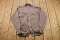 Vintage 1990s Brown Knitted Cardigan Sweater
