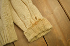Vintage 1950s Redwood & Ross Cable Knit Cardigan Sweater