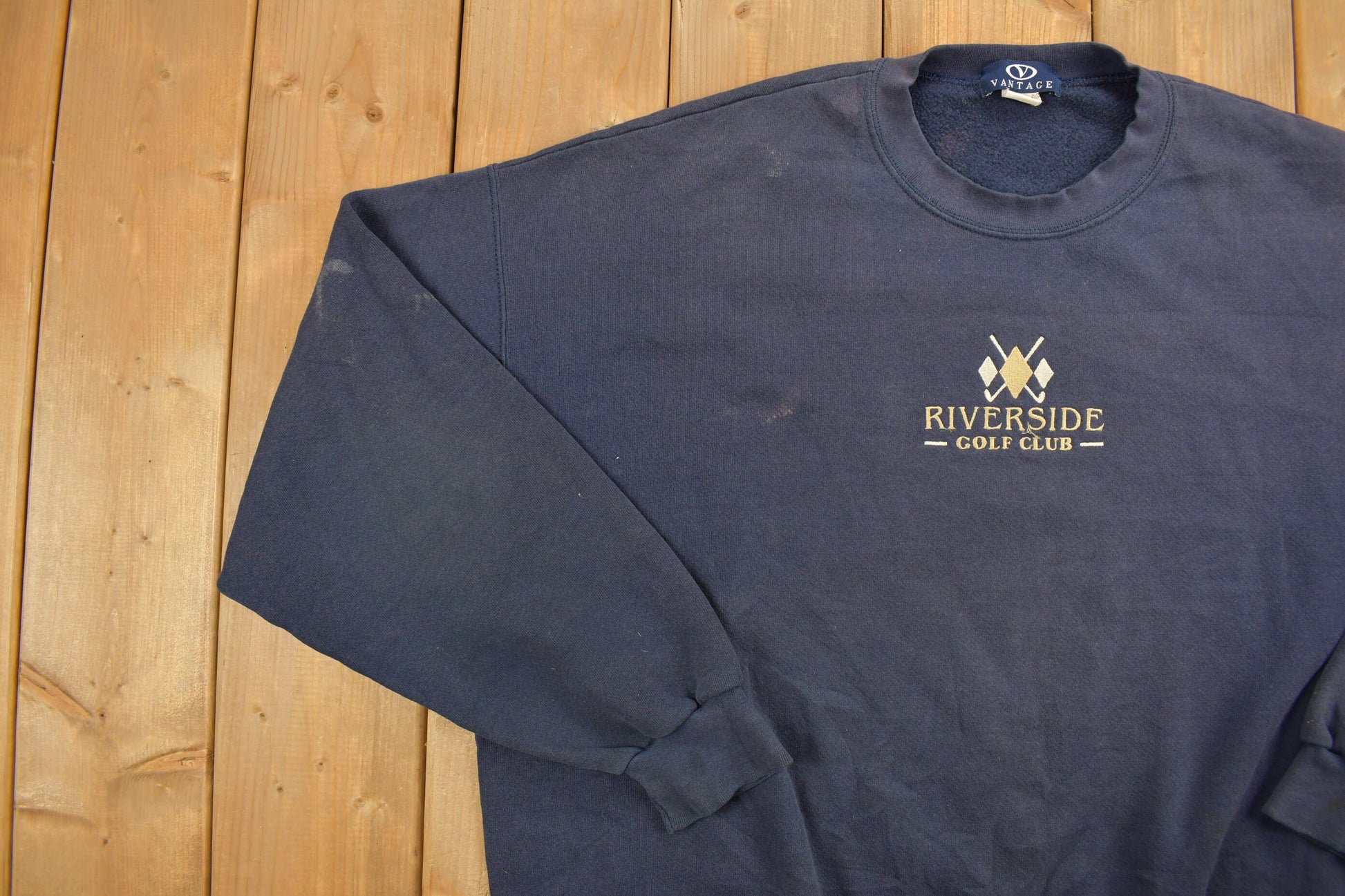 Vintage 1990 Riverside Golf Club Crewneck Sweatshirt