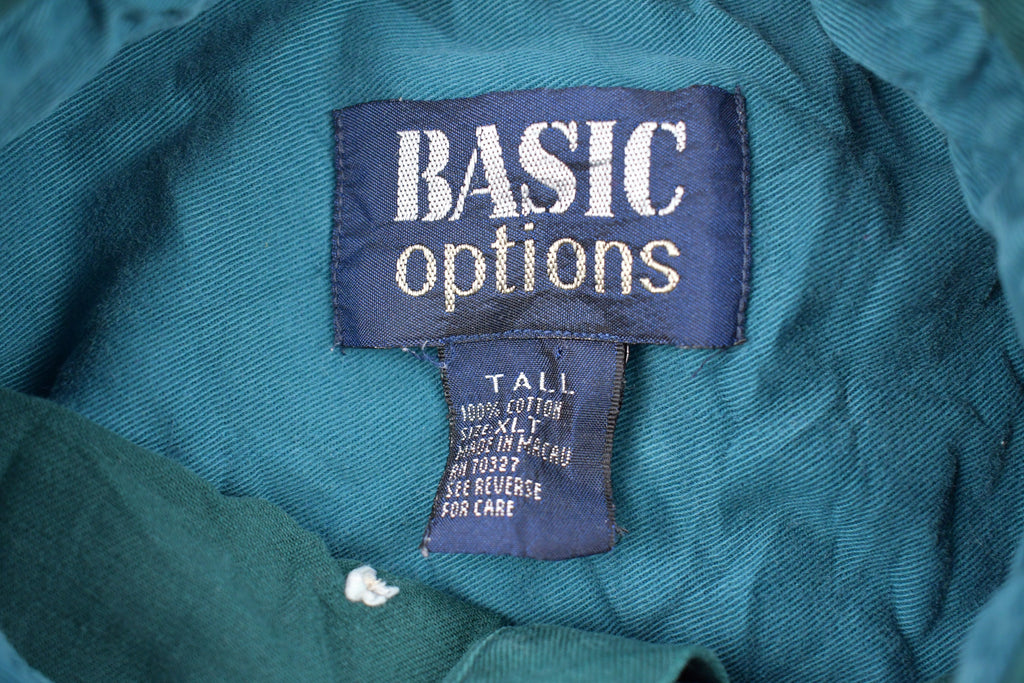 Vintage 1990s Basic Options Button Up Shirt