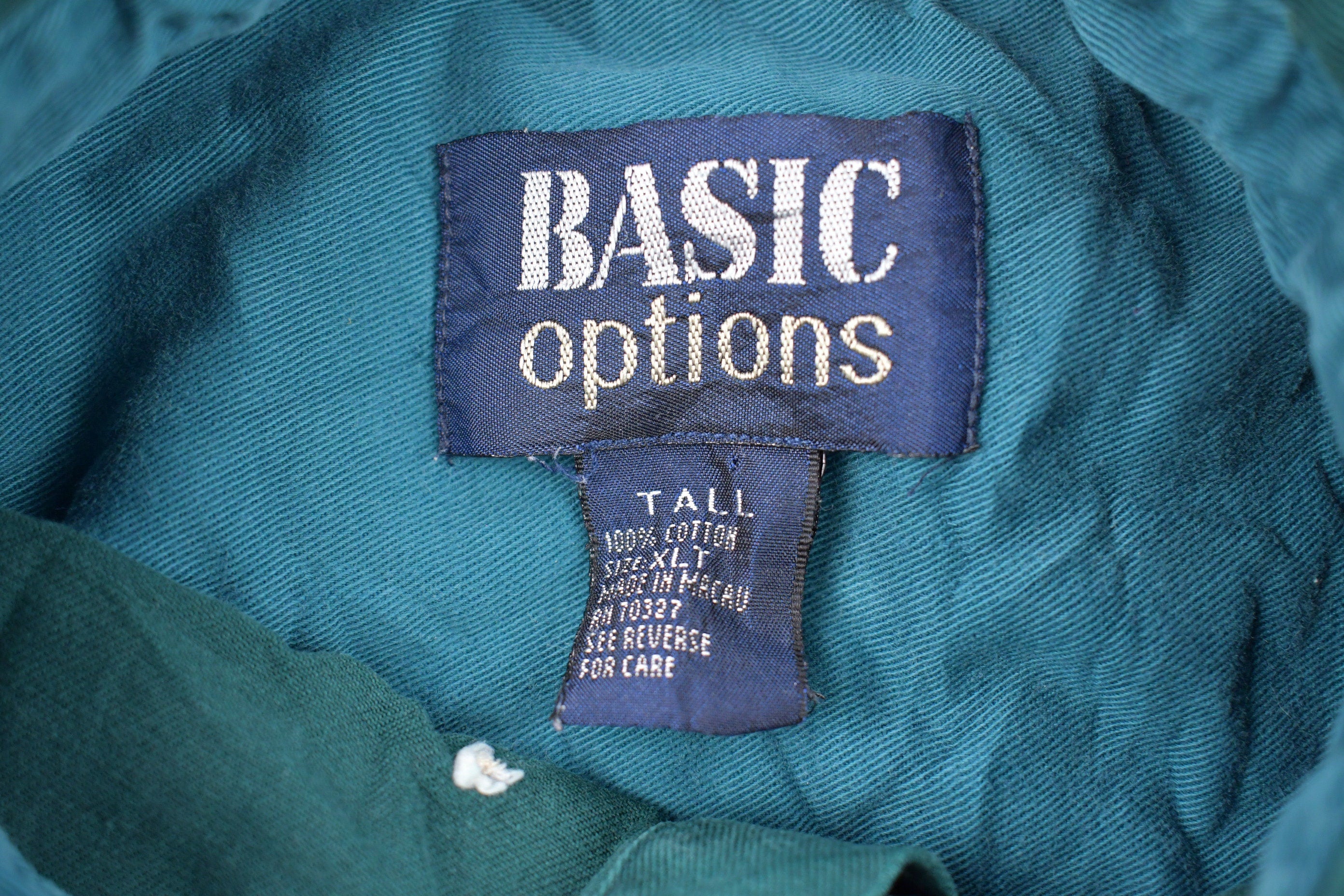 Vintage 1990s Basic Options Button Up Shirt