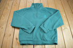 Vintage 1990s Novin Quater Zip Fleece Sweater