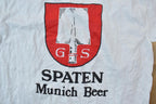 Vintage 1990s Munich Spaten Souvenir T-Shirt / Streetwear / Made In USA / Vacation Tee / Travel T Shirt