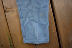 Vintage 1980s Prairie Rose Pleated Striped Trousers Size 30 x 23.5