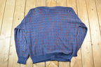 Vintage 90s Van Heusen Knit Cardigan Sweater Mens XL
