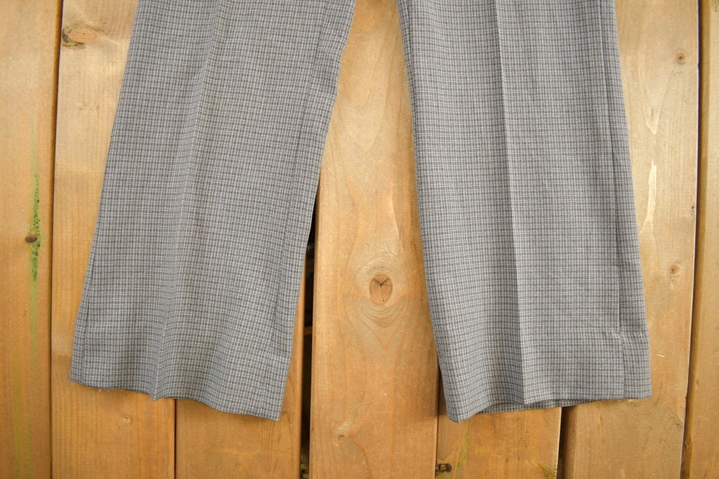 Vintage 1980s Striped Pattern Trousers Size 33 x 29.5