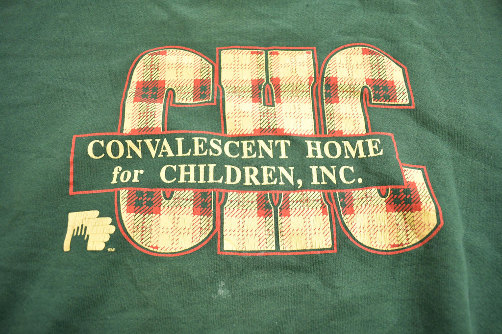 Vintage 1990s Convalescent Home For Children Crewneck Sweatshirt Made In USA