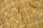 Vintage 1960s Pendleton Plaid Button Up Board Shirt