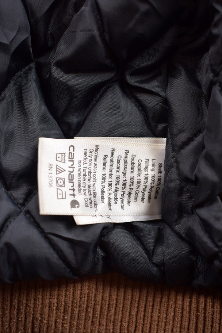 Vintage 1990s Carhartt Youth Hooded Work Jacket