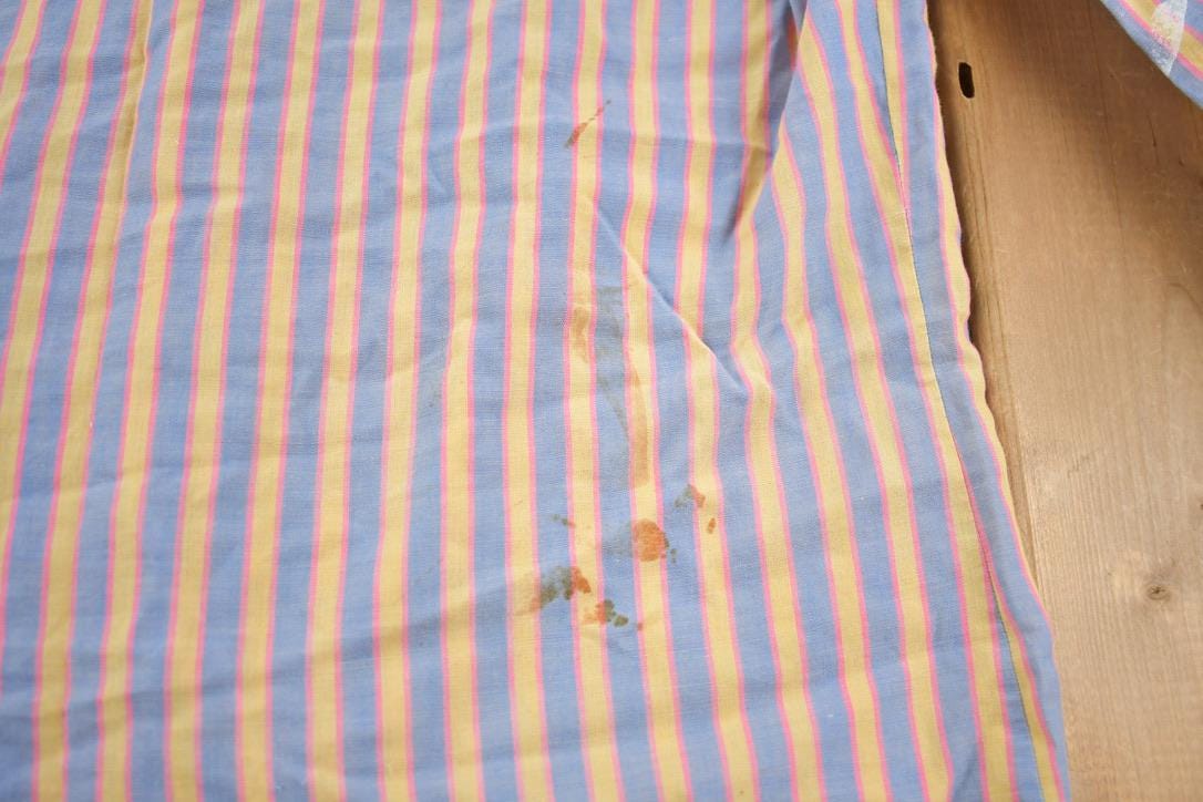 Vintage 1970s Guardsman Formal Striped Button Up Long Sleeve Shirt /