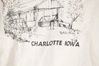 Vintage 1990s Old Mill Covered Bridge Crewneck Sweatshirt Men's M