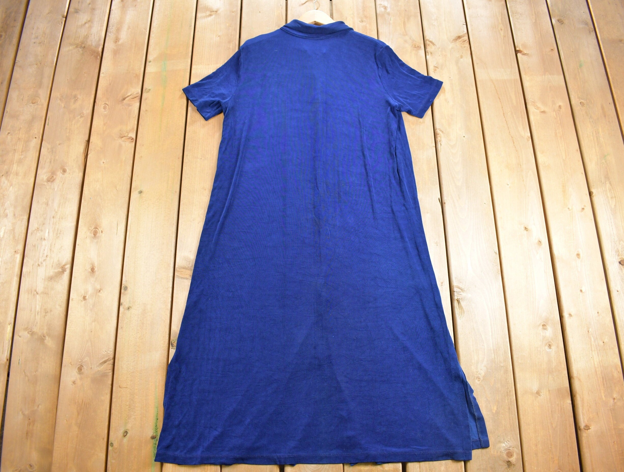 Vintage 1980s Kim & Co Button Down Shirt Dress