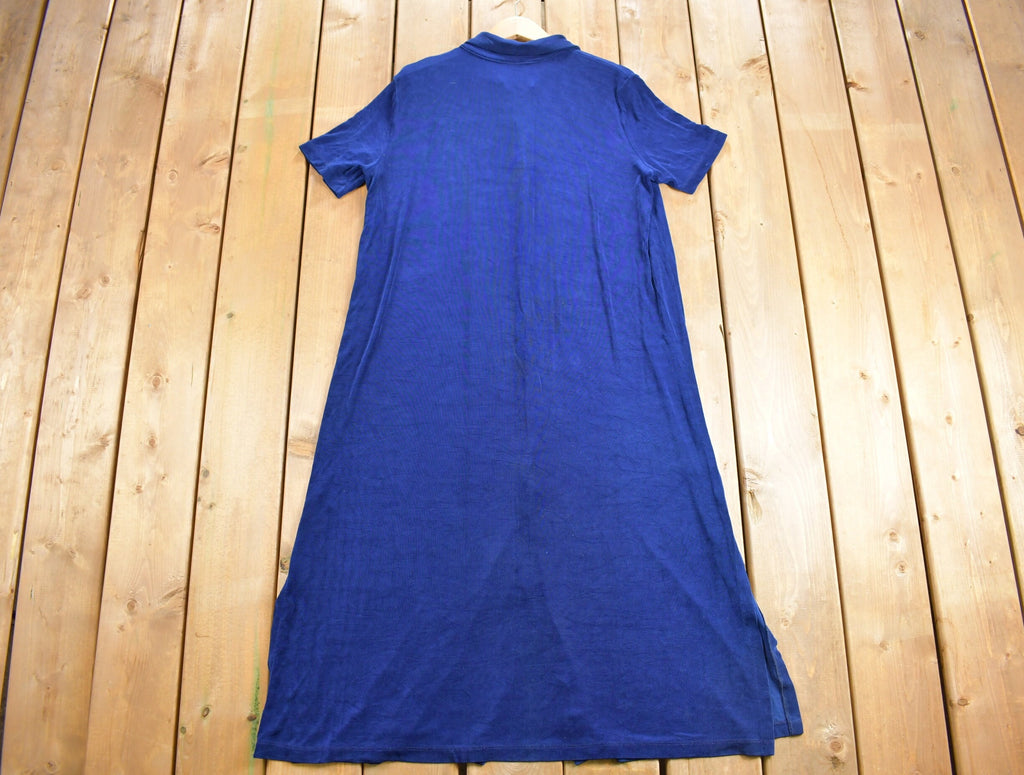 Vintage 1980s Kim & Co Button Down Shirt Dress