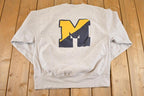 Vintage 1990s Merion Mercy Academy Crewneck Sweatshirt Men's L / NCAA College Spellout / 90s Heavyweight Collegiate Sweater