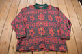 Vintage 1990s Gitano Floral Button Up Sweatshirt