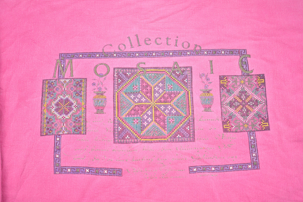 Vintage 1990s Mosaic Collection Tomkins Ave Crewneck Sweatshirt