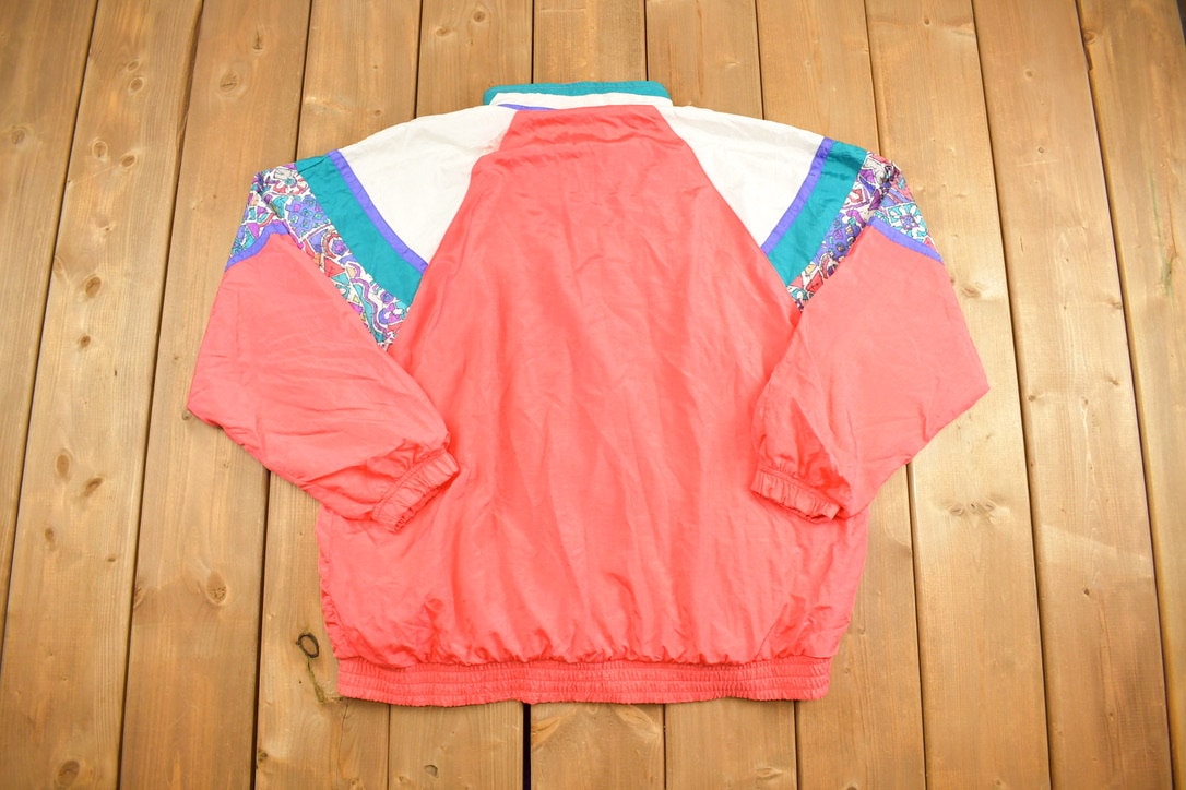 Vintage 1990s Color Block Bold Spirit Windbreaker