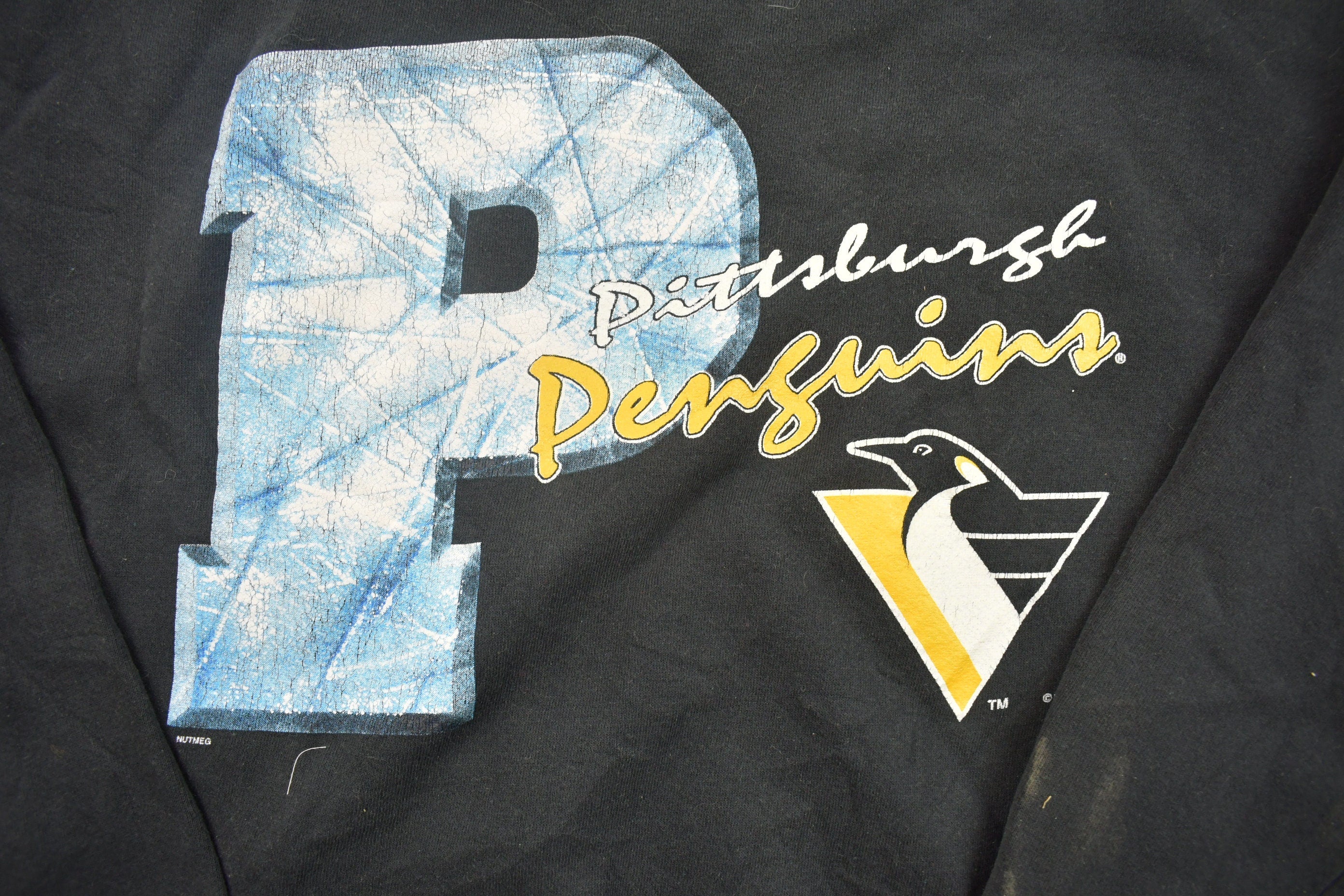 Vintage 1990s Pittsburgh Penguins NHL Crewneck Sweatshirt