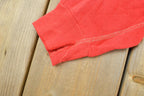 Vintage 1960s Blank Red Raglan Crewneck Sweatshirt Mens S