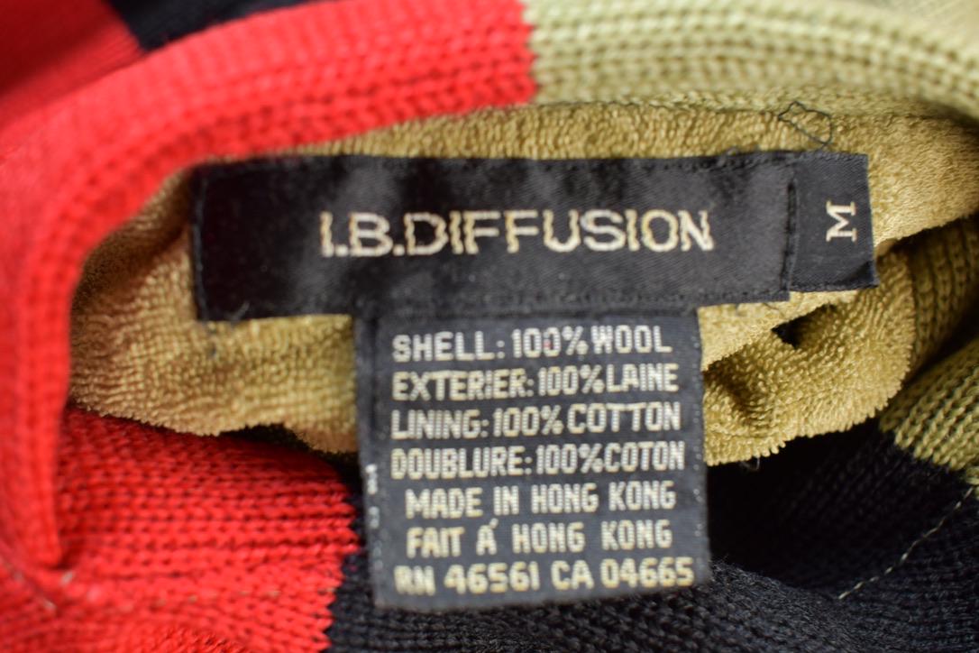 Vintage 1980s IB Diffusion Knitted Button Up Sweater