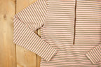 Vintage 1990s Sport Quarter Zip- Striped Sweater