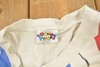 Vintage 1995 Tweety Bird All Over Print American Flag T-Shirt