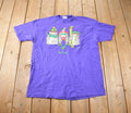 Vintage 1990s Ski Tahoe Travel T Shirt Made In USA Size XL