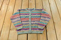Vintage 1990s Gap Abstract Knit Cardigan Sweater Youth L