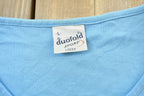 Vintage 1980s Duofold Sport Ladies Blank Blue T-Shirt Women's M