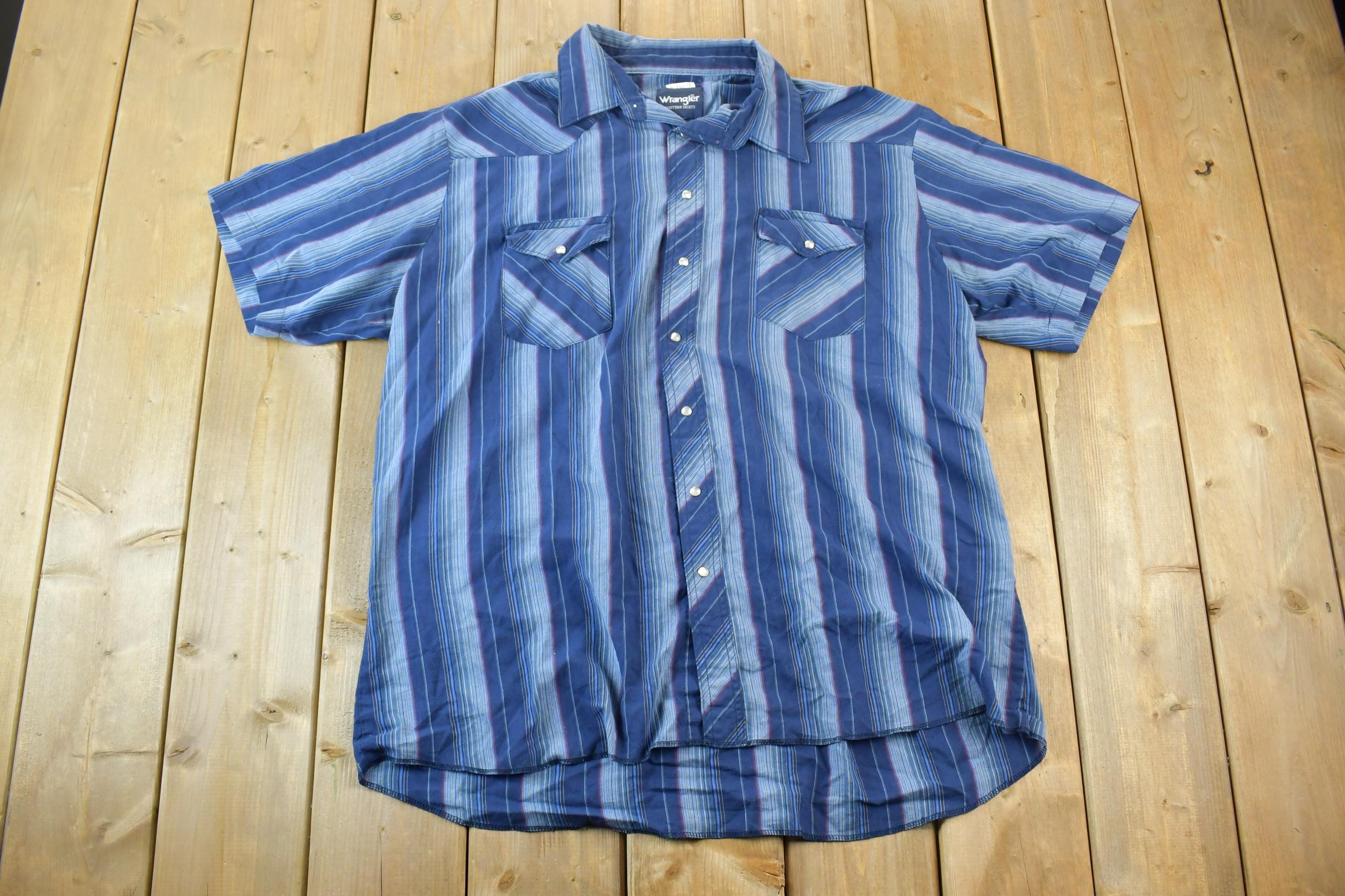 Vintage 1990s Wrangler Western Shirts Button Up Shirt