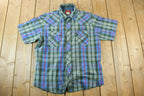 Vintage 80s Rustler X Long Tails Western Button Up Shirt