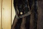 Vintage 1970s Rosewin Faux Fur Leather Coat Women's M-L