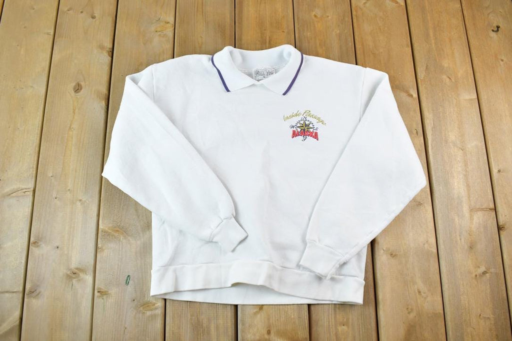 Vintage 1990s Inside Passage Alaska Crewneck Sweatshirt
