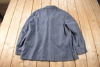 Vintage 1970s Levi's Gentlemans Jeans Western Style Pearl Snap Button Up Shirt Made in USA Size XL