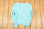 Vintage 1990s Talbots Cable Knit Cardigan Sweater Women's S