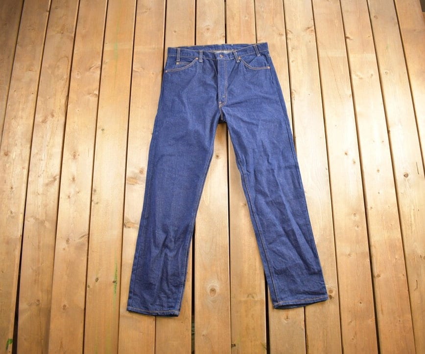 Vintage 1980s Levi's Orange Tab Jeans Size 38x32
