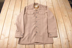 Vintage 1970s Levi's Panatela Tops Beige Western Style Button Up Shirt Made in USA Size L