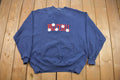 Vintage 1990s Volleyball Theme Crewneck Sweatshirt