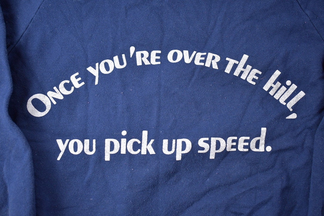 Vintage 1990s Slogan Crewneck Sweatshirt