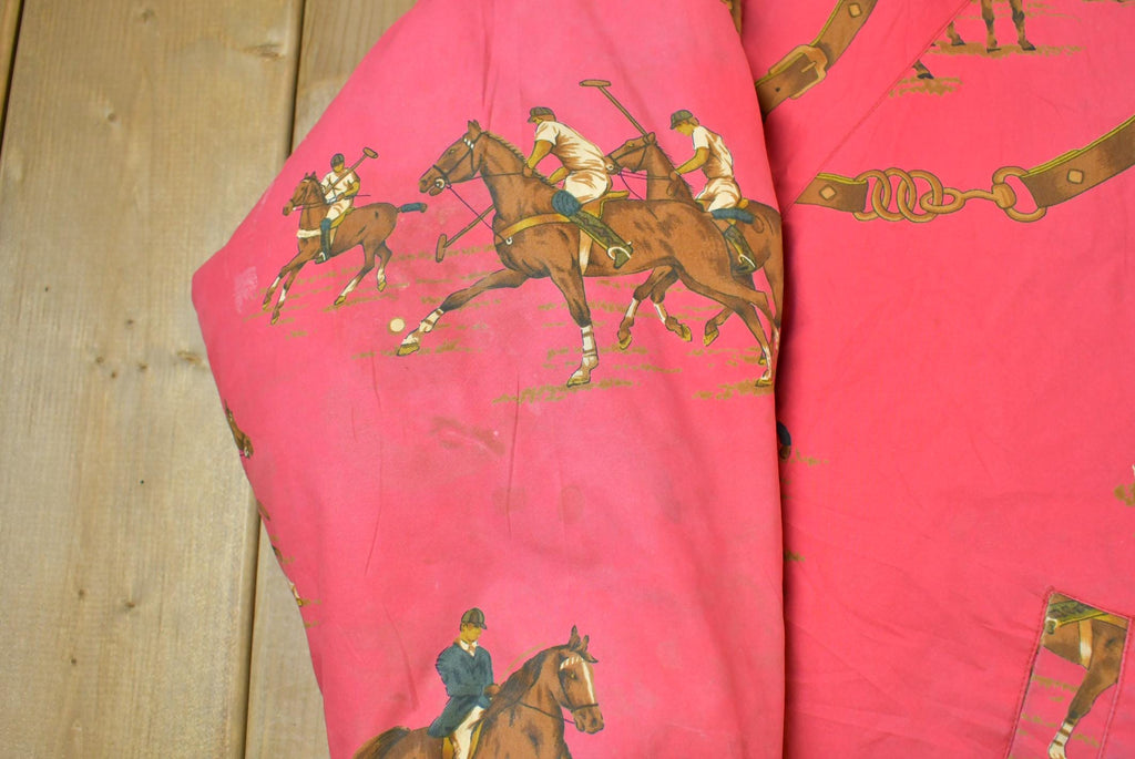 Vintage 1990s Ralph Lauren Large Equestrian Puffer Jacket