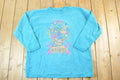 Vintage 1990s French Flowers Crewneck Sweatshirt Womens XL