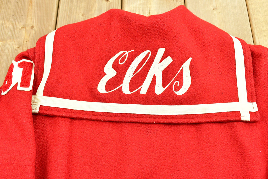 Vintage 1981 Elks Butwin Varsity Bomber