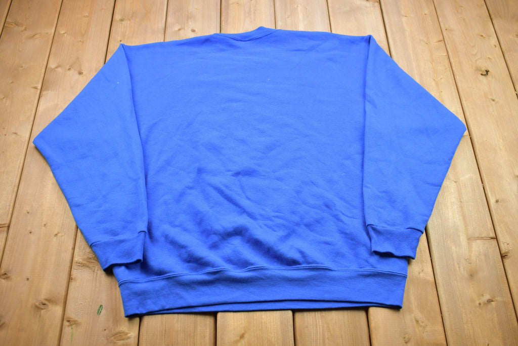 Vintage 1990s University Of Michigan State Collegiate Crewneck  Embroidered  NCAA Sweatshirt  Sportswear  Americana  Vintage Michigan