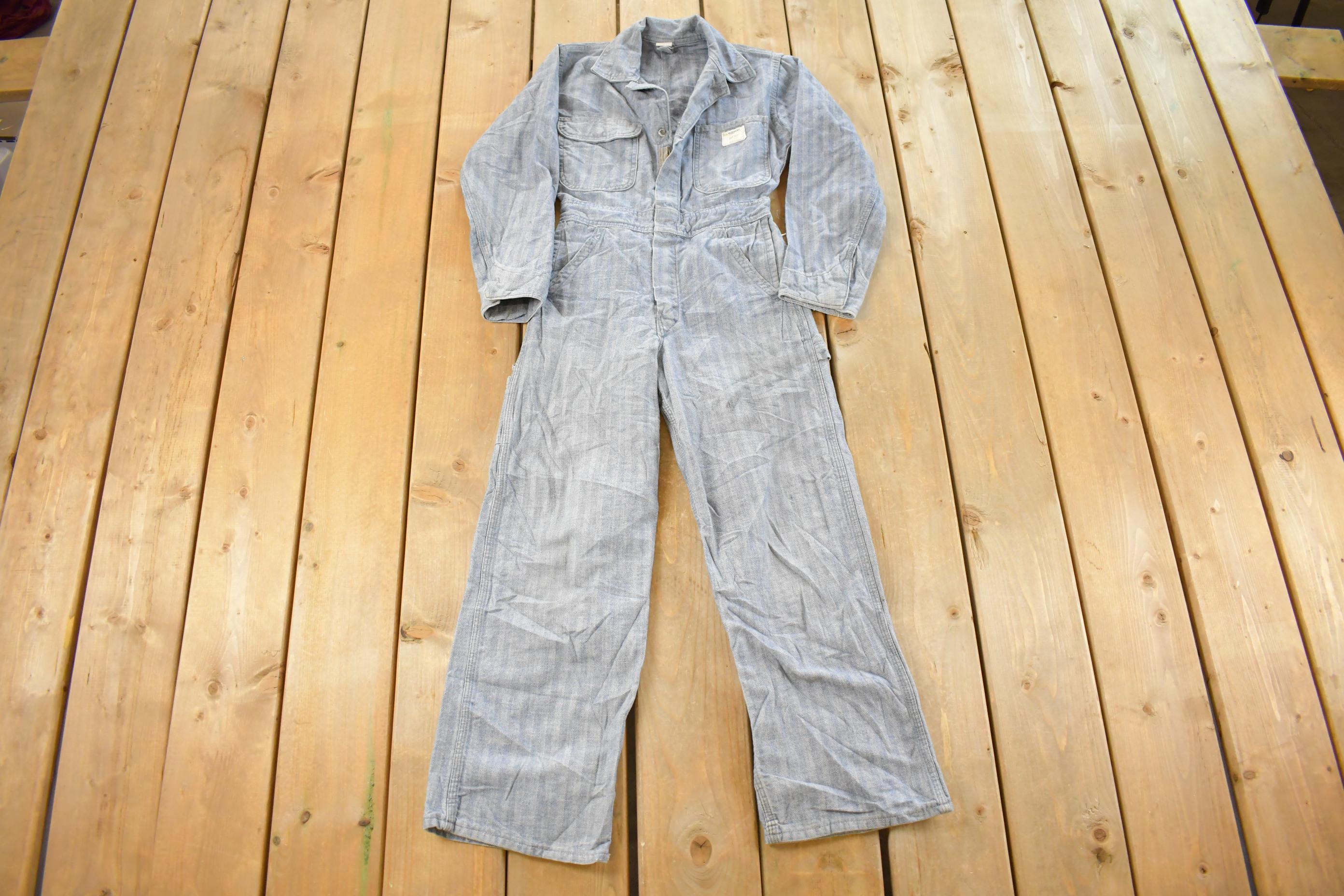 Vintage 1990's BIG MAC Denim Coveralls Youth 12