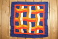 Vintage 1980s Abstract Woven Pattern Scarf