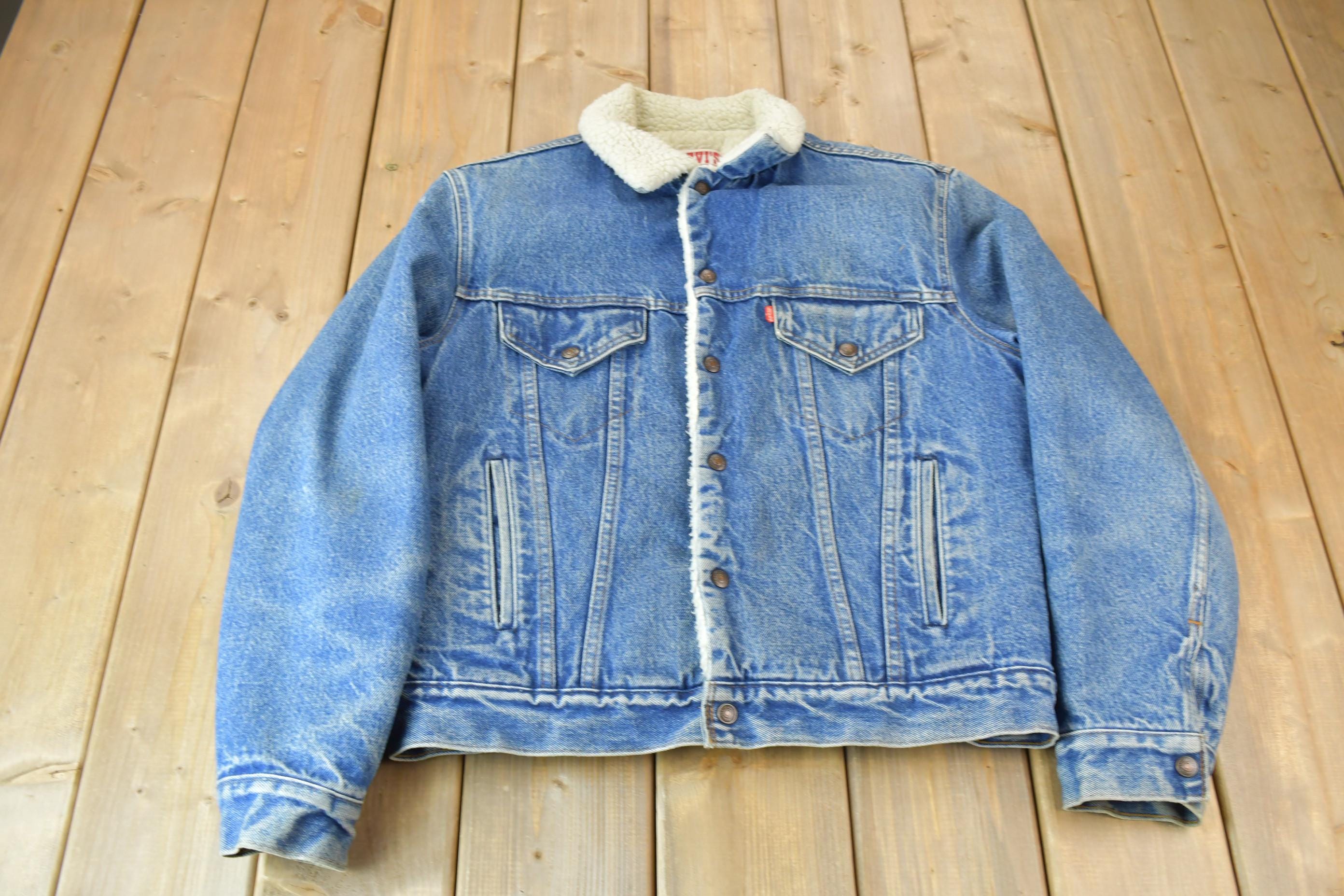 Vintage 1970s Levi's Sherpa Lined Jean Jacket