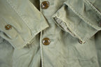 Vintage 1951 A. Dubois & Sons Hooded Wool Lined Overcoat Men's Medium