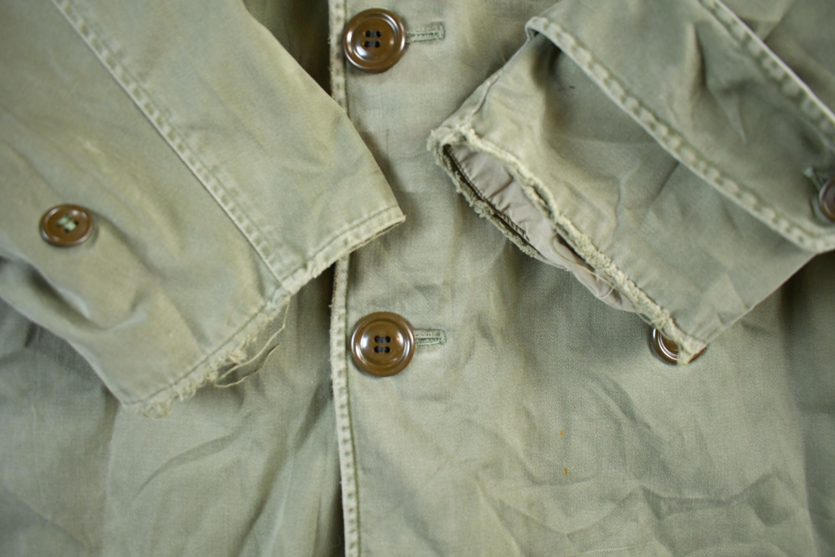 Vintage 1951 A. Dubois & Sons Hooded Wool Lined Overcoat Men's Medium